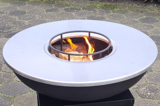 Aro Grill Plancha Aro para BBQ Grill Amigo - Acero Inoxidable