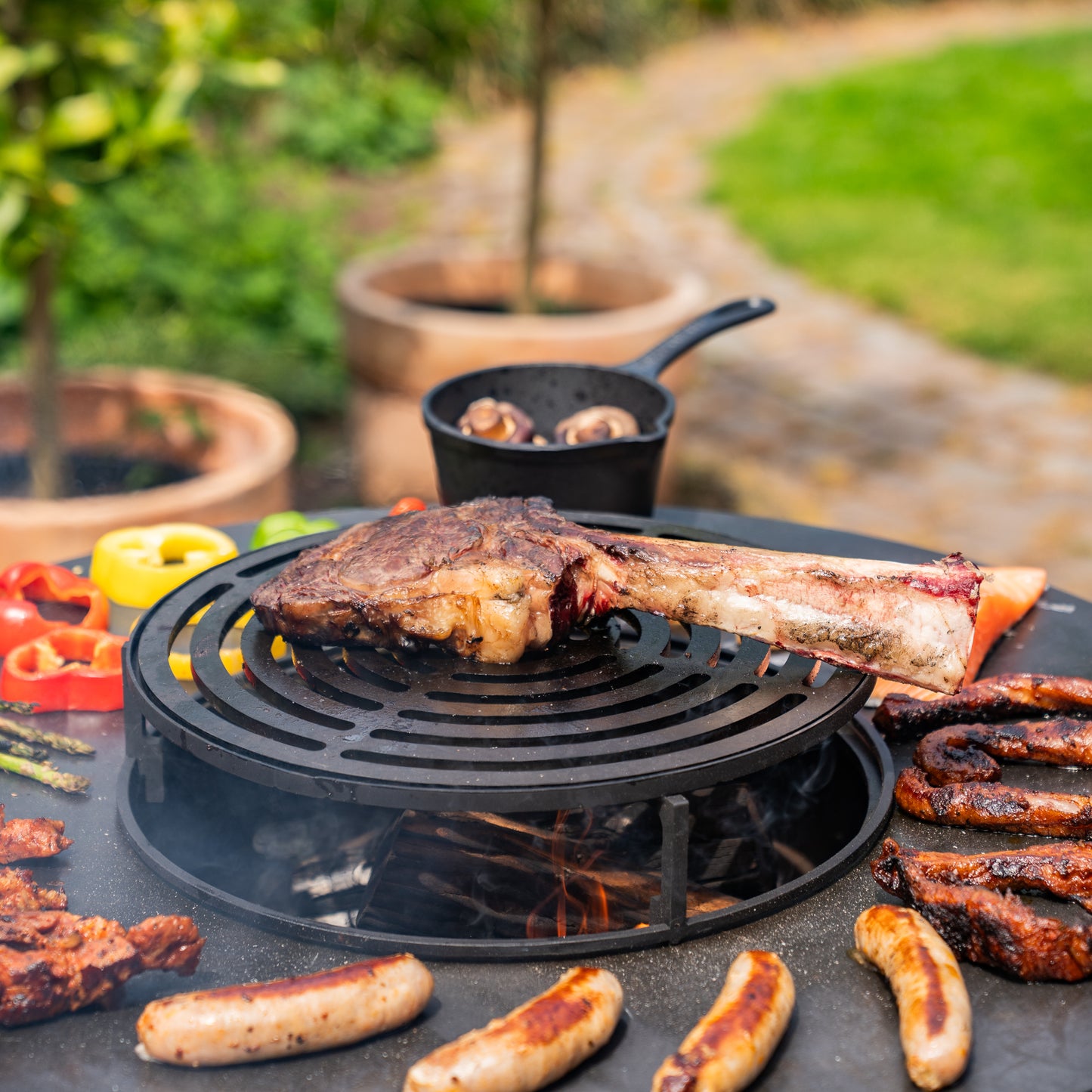 BBQ Plancha Aro Bajo para Wok