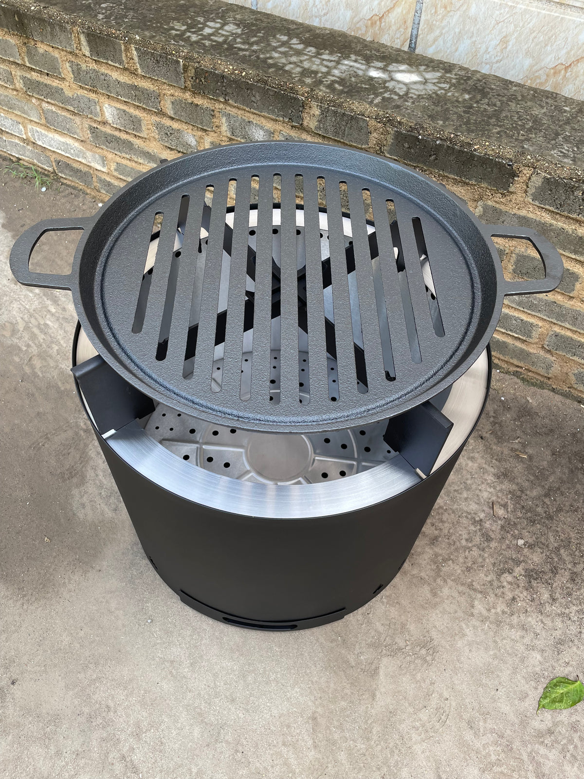 Brasero y barbacoa sin humo Firepit Fuego Lujo Blackline 49Ø