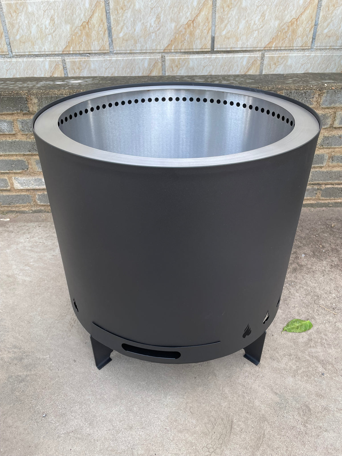 Brasero y barbacoa sin humo Firepit Fuego Lujo Blackline 49Ø