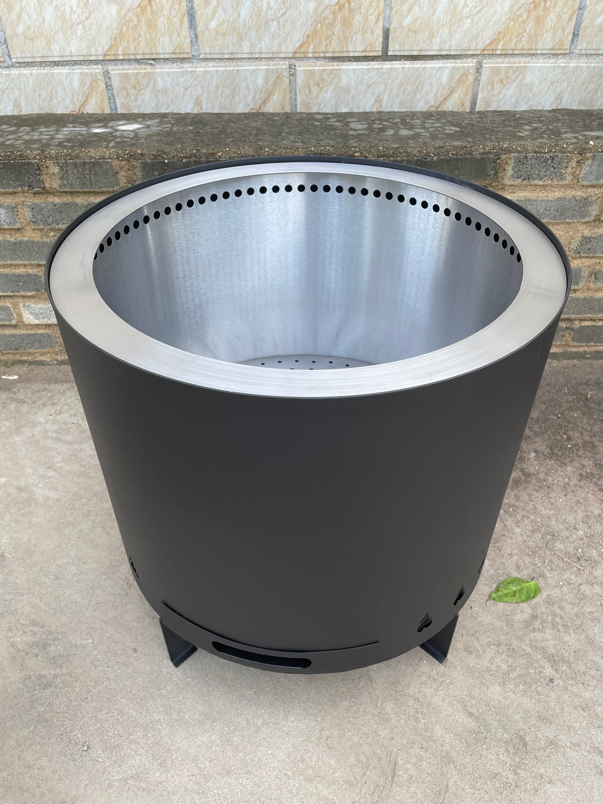 Brasero y barbacoa sin humo Firepit Fuego Lujo Blackline 49Ø