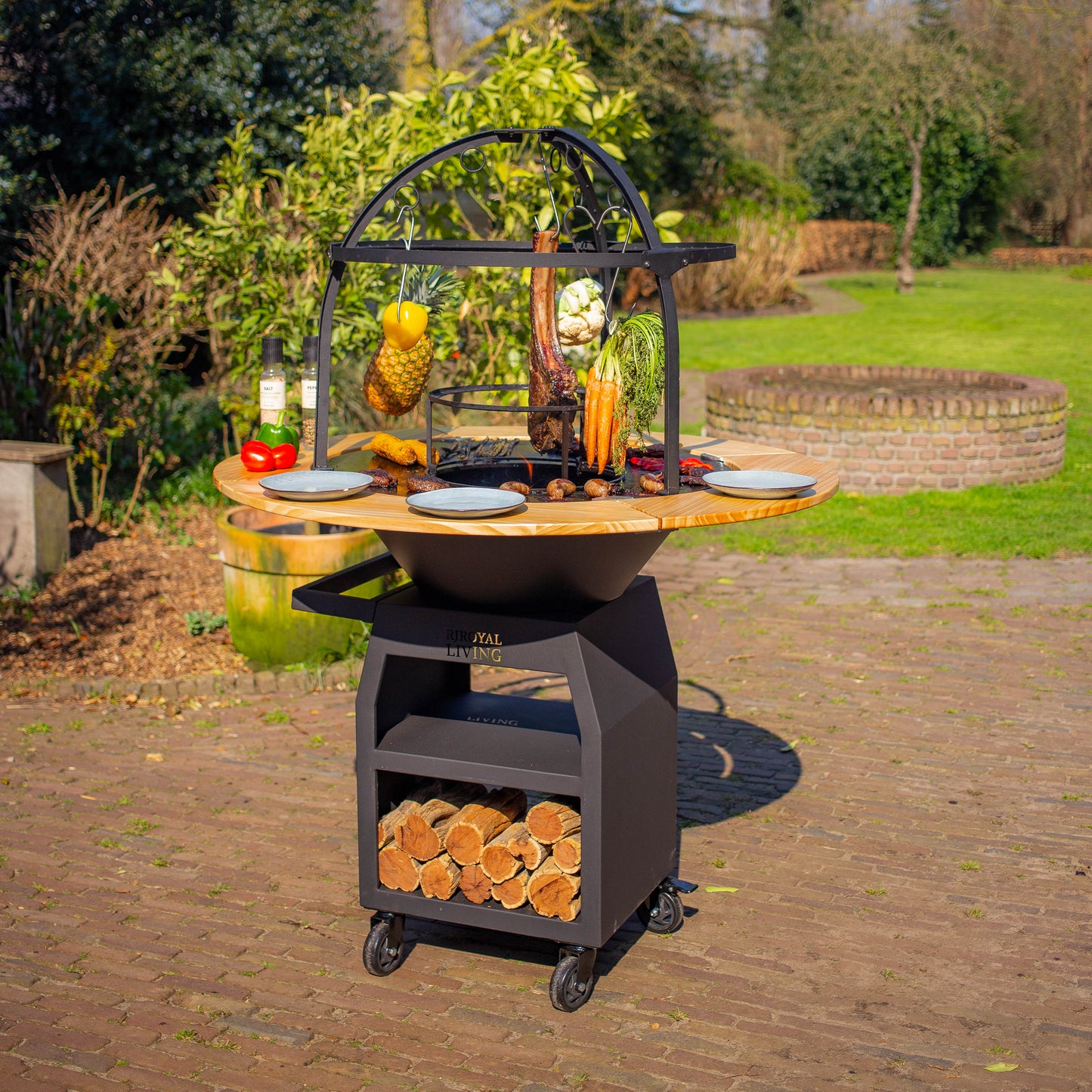 Jaula Plancha BBQ 80cm Ø