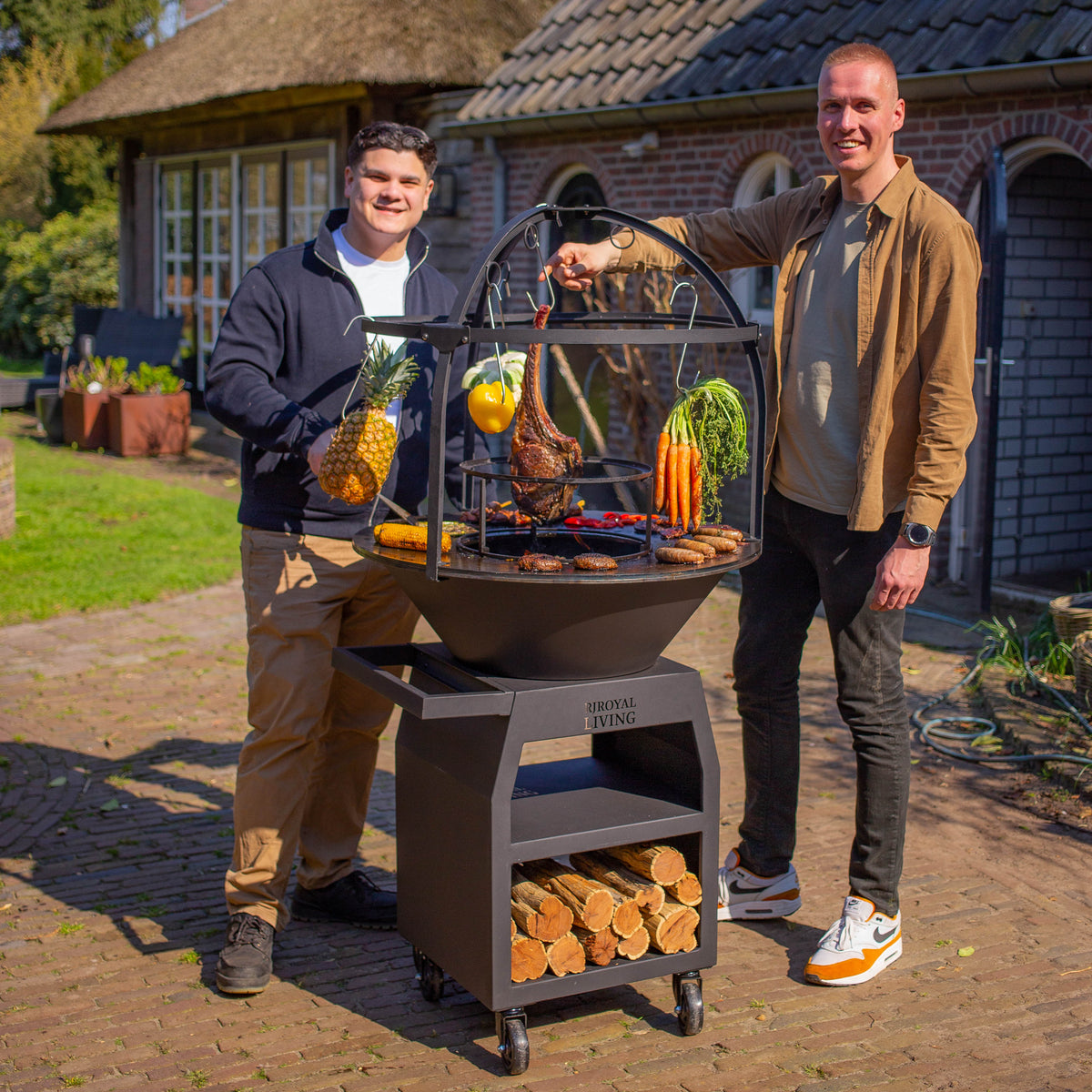 Jaula Plancha BBQ 80cm Ø