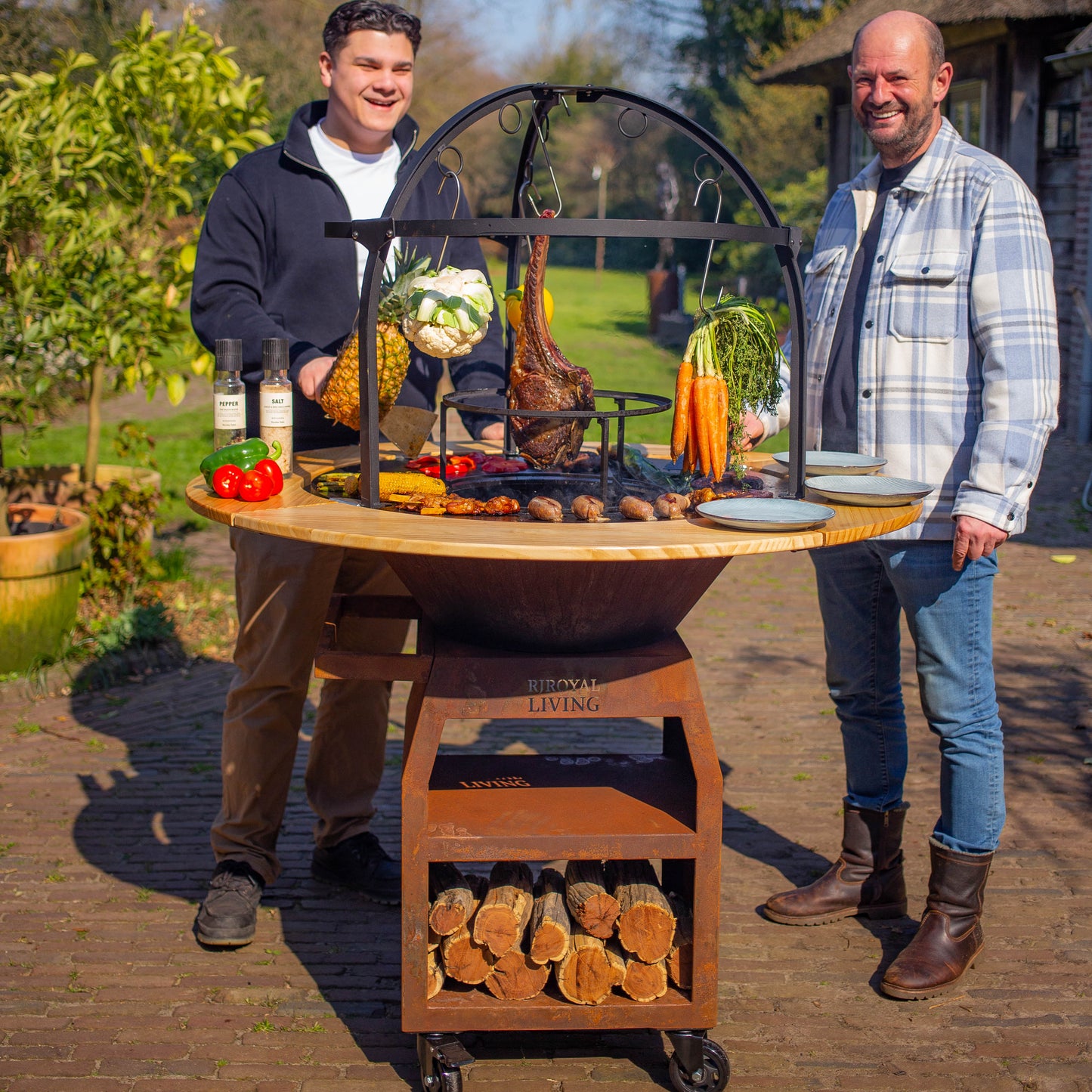 Jaula Plancha BBQ 80cm Ø