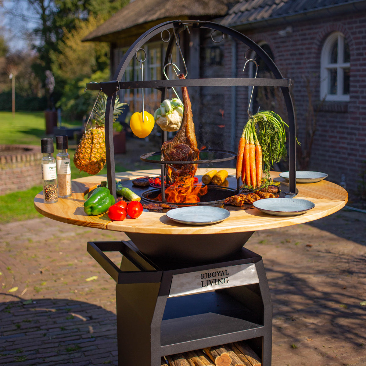 Jaula Plancha BBQ 80cm Ø