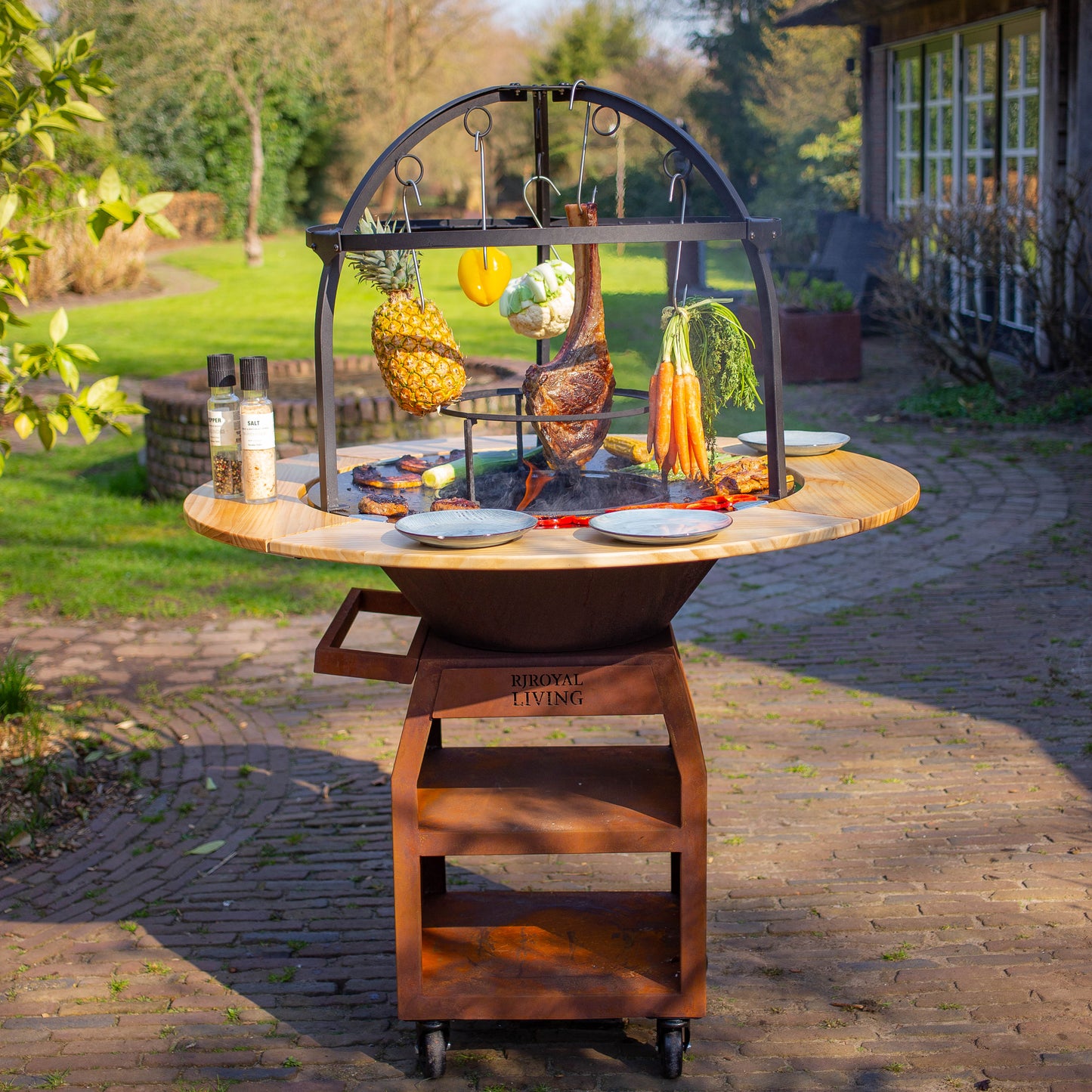 Jaula Plancha BBQ 80cm Ø