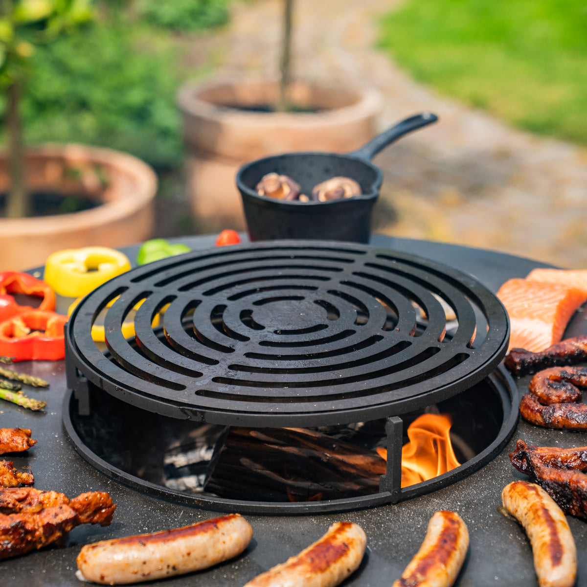 BBQ Plancha Aro Bajo para Wok