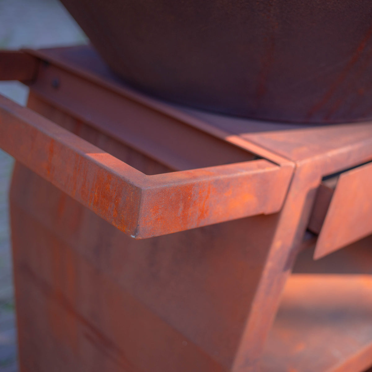 BBQ Plancha Grill Maestro sin Humo XXL Ø80cm Acero Corten - Plancha sin Humo